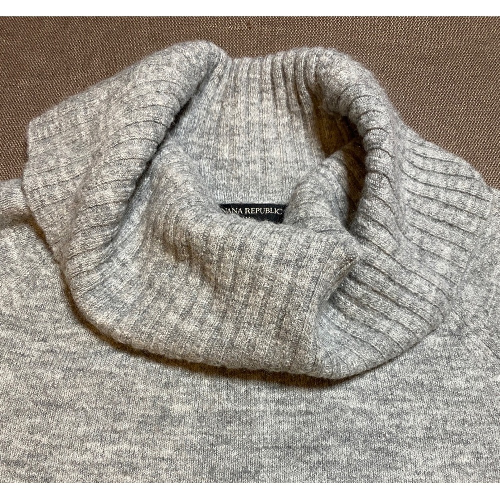 Banana Republic Gray Marl Cowl Neck Sweater Long Sleeve‎ Size S